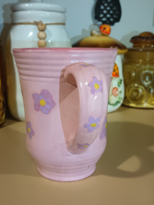 Pink Floral 16oz Mug