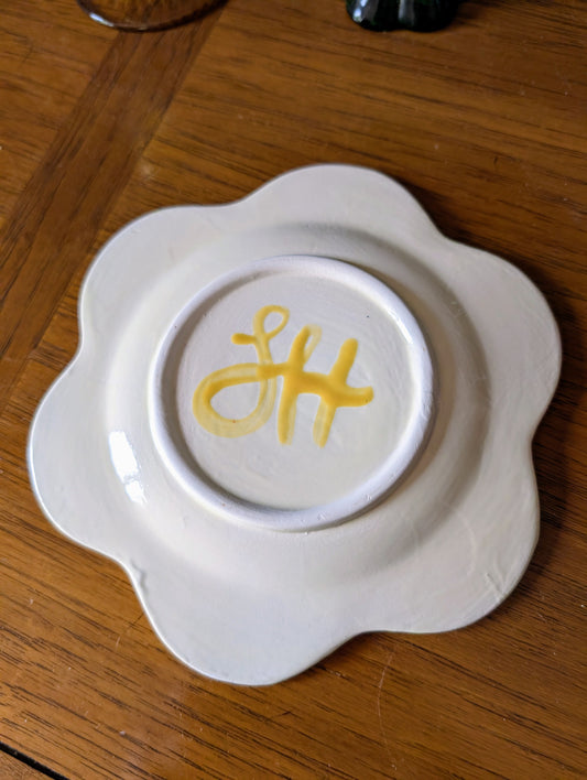 Small Flower Plate (EGG!)