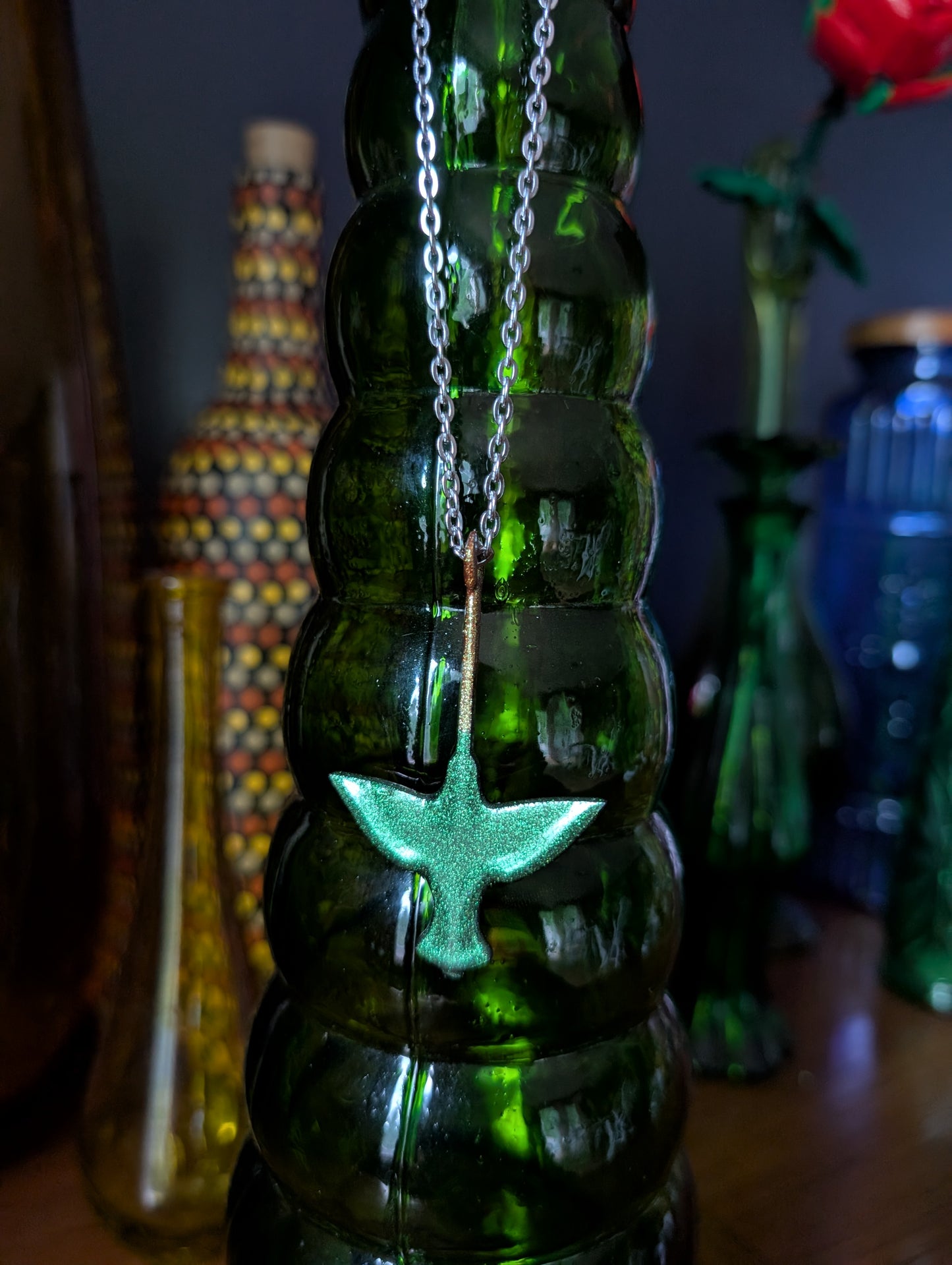 Hummingbird Pendant (Long Nose)