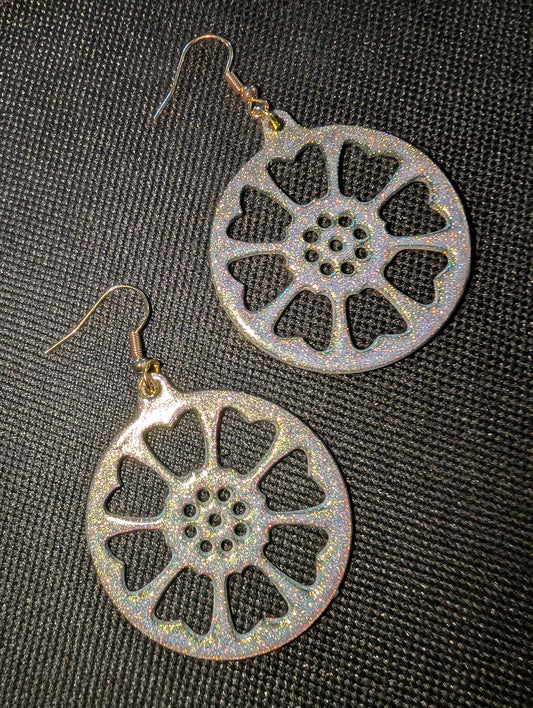White Lotus Earrings