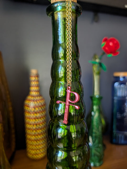 Staurogram Pendant - Lava Flow