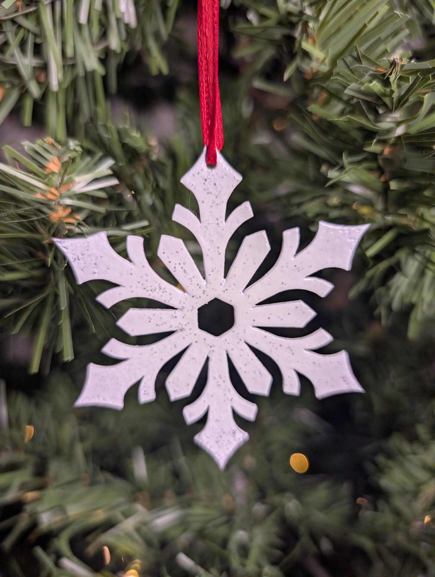 Art Deco Snowflake Ornament