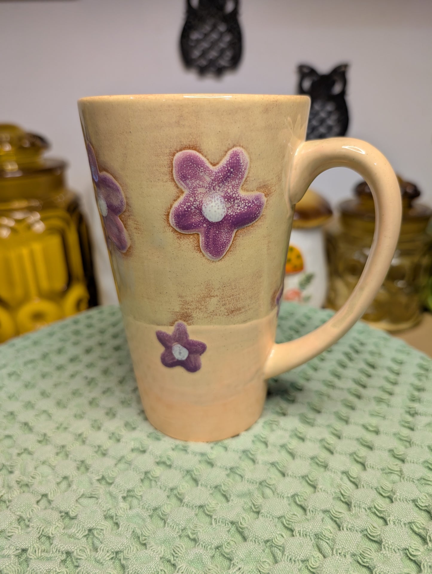 Latte Cup - Pink Floral