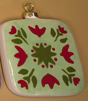 Ceramic Square Ornament
