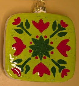 Ceramic Square Ornament