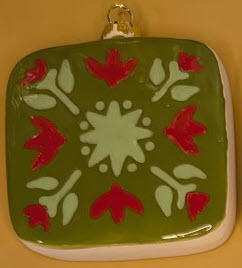 Ceramic Square Ornament