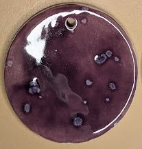 Ceramic Ornament - Speckled Purple