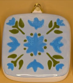 Ceramic Square Ornament
