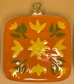 Ceramic Square Ornament