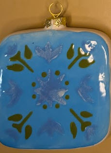 Ceramic Square Ornament