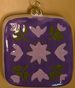 Ceramic Square Ornament