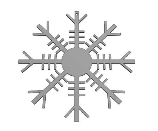 Aegishjalmer Pointed Snowlake Ornament