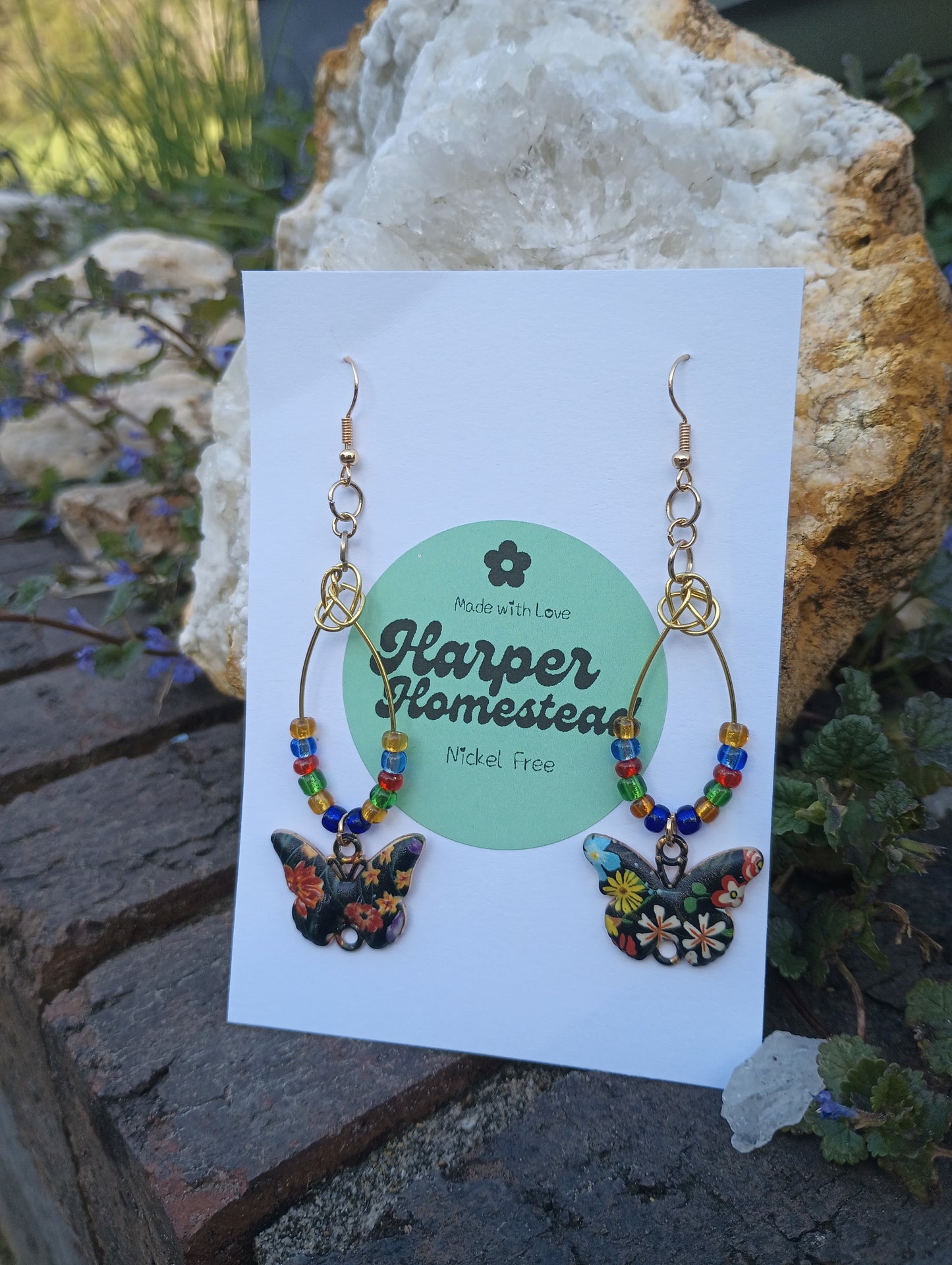 Dark Butterfly Dangles