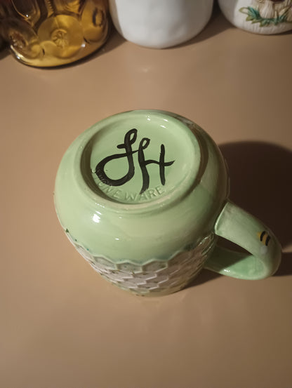 Green Honeycomb Mug