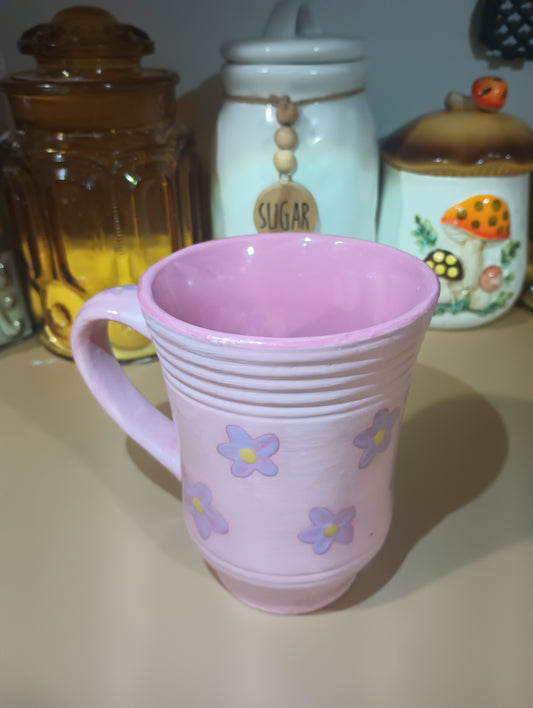 Pink Floral 16oz Mug