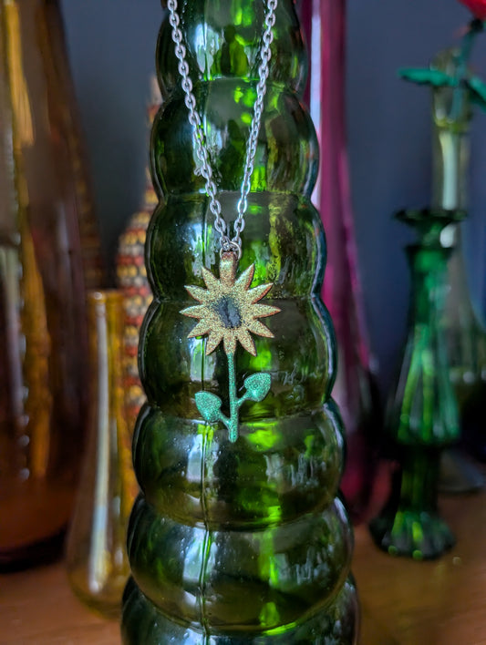 Sunflower Dot Pendant