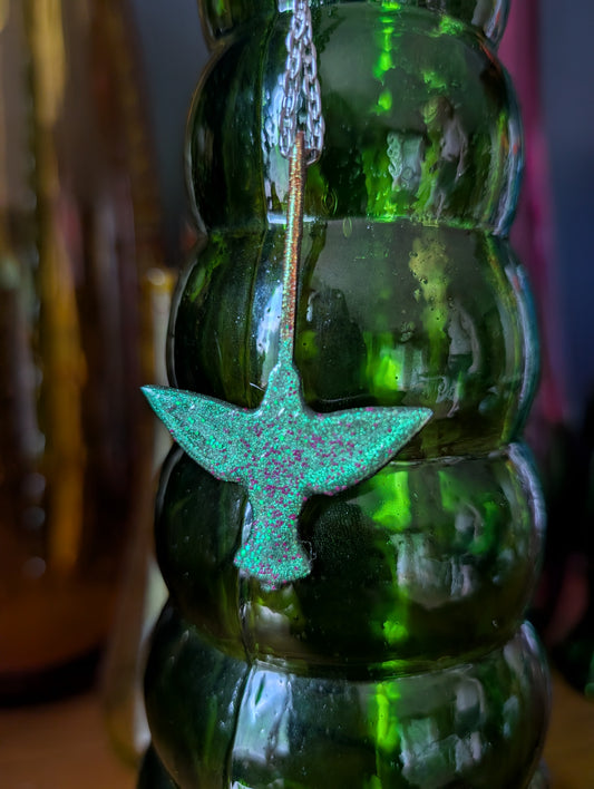 Hummingbird Pendant (Long Nose)