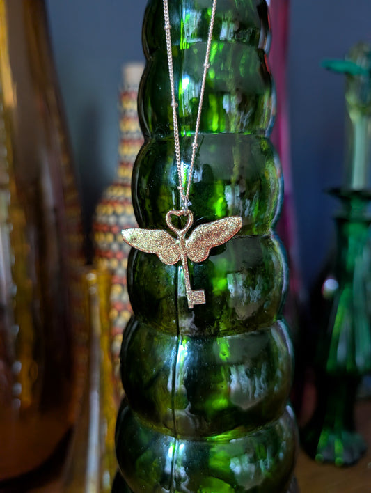 Heart Key Pendant
