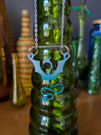 Blizzard Dragon Pendant