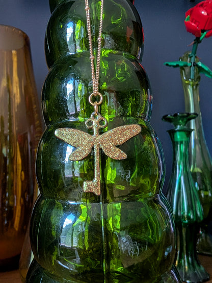 Dragonfly Key Pendant