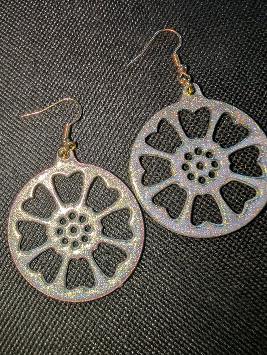 White Lotus Earrings