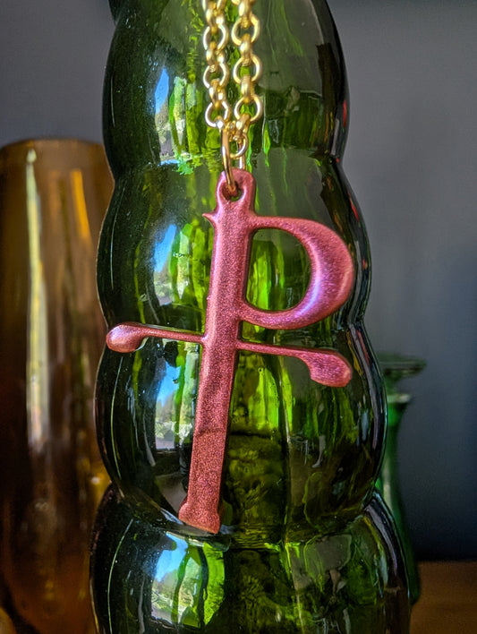 Staurogram Pendant - Lava Flow