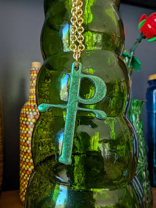 Staurogram Pendant - Evergreen