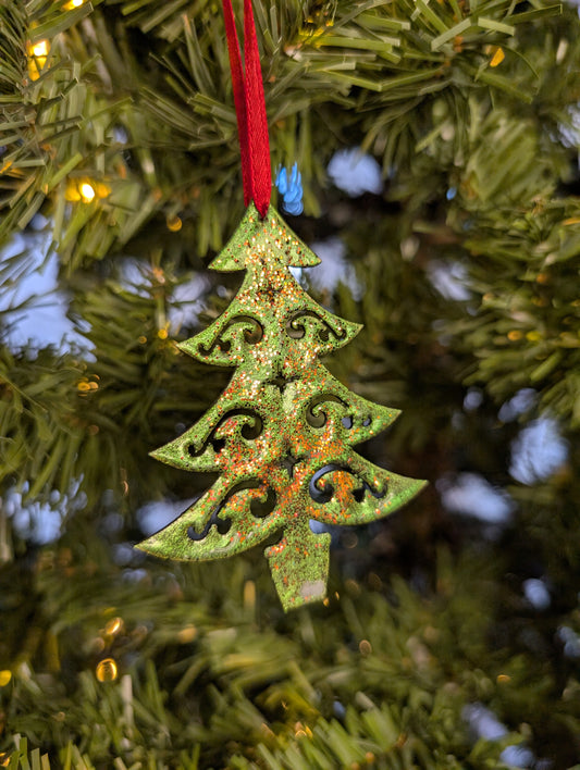 MCM Stars and Filagree Tree Ornament