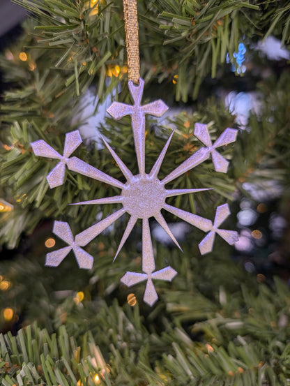 MCM Snow Plate Ornament