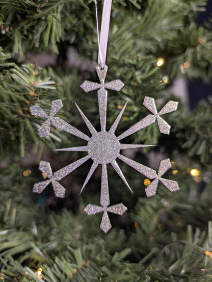MCM Snow Plate Ornament