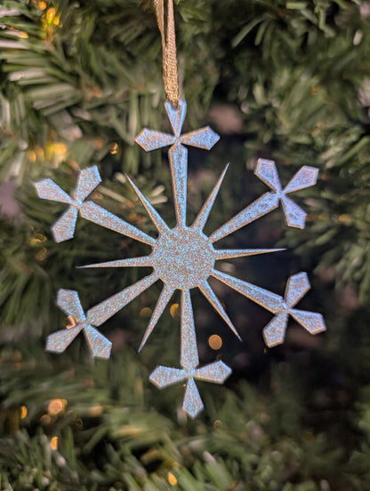 MCM Snow Plate Ornament