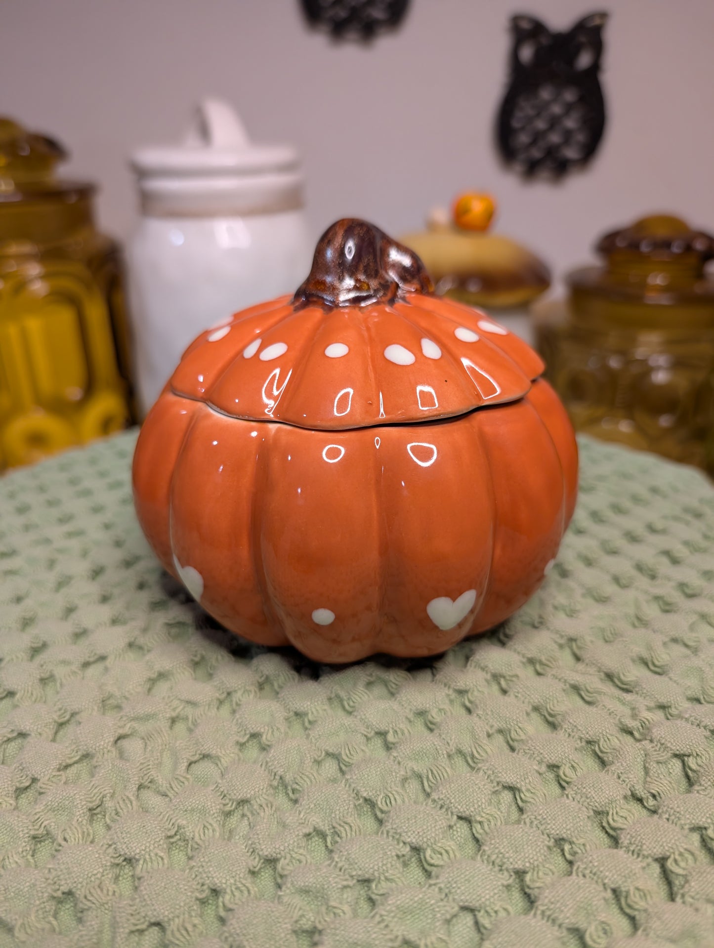 Ceramic Pumpkin Box