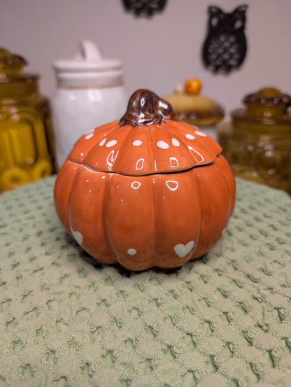 Ceramic Pumpkin Box