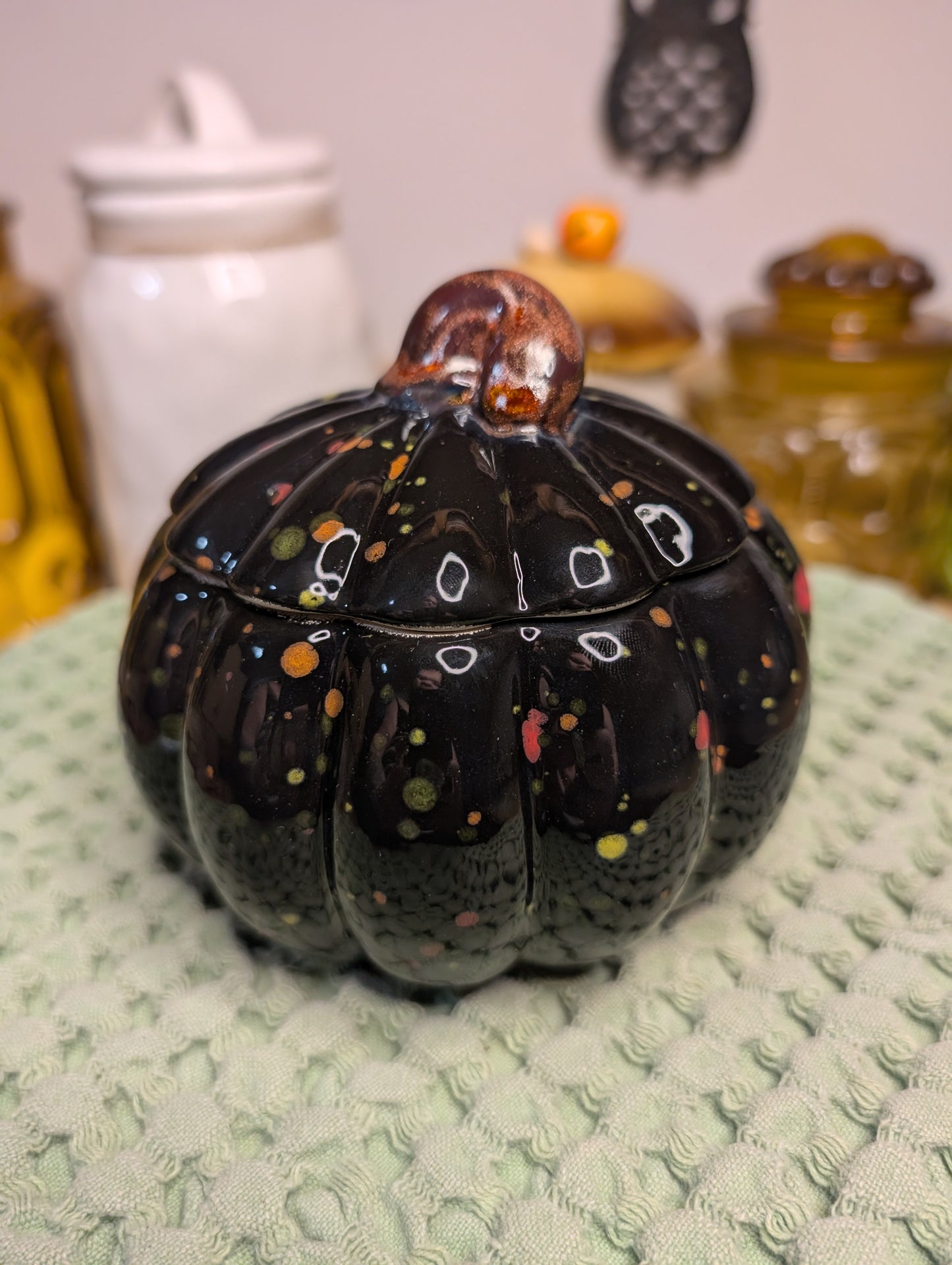 Ceramic Pumpkin Box