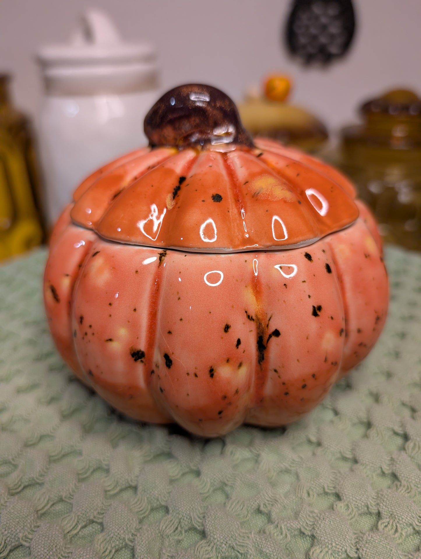 Ceramic Pumpkin Box