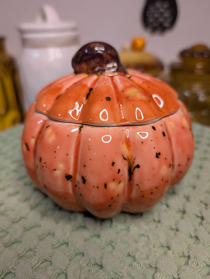 Ceramic Pumpkin Box