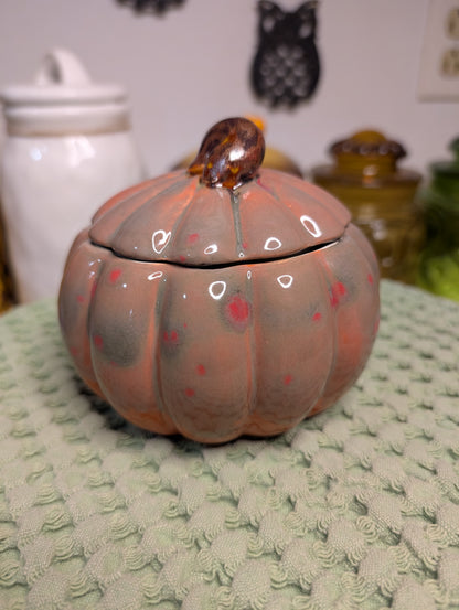 Ceramic Pumpkin Box