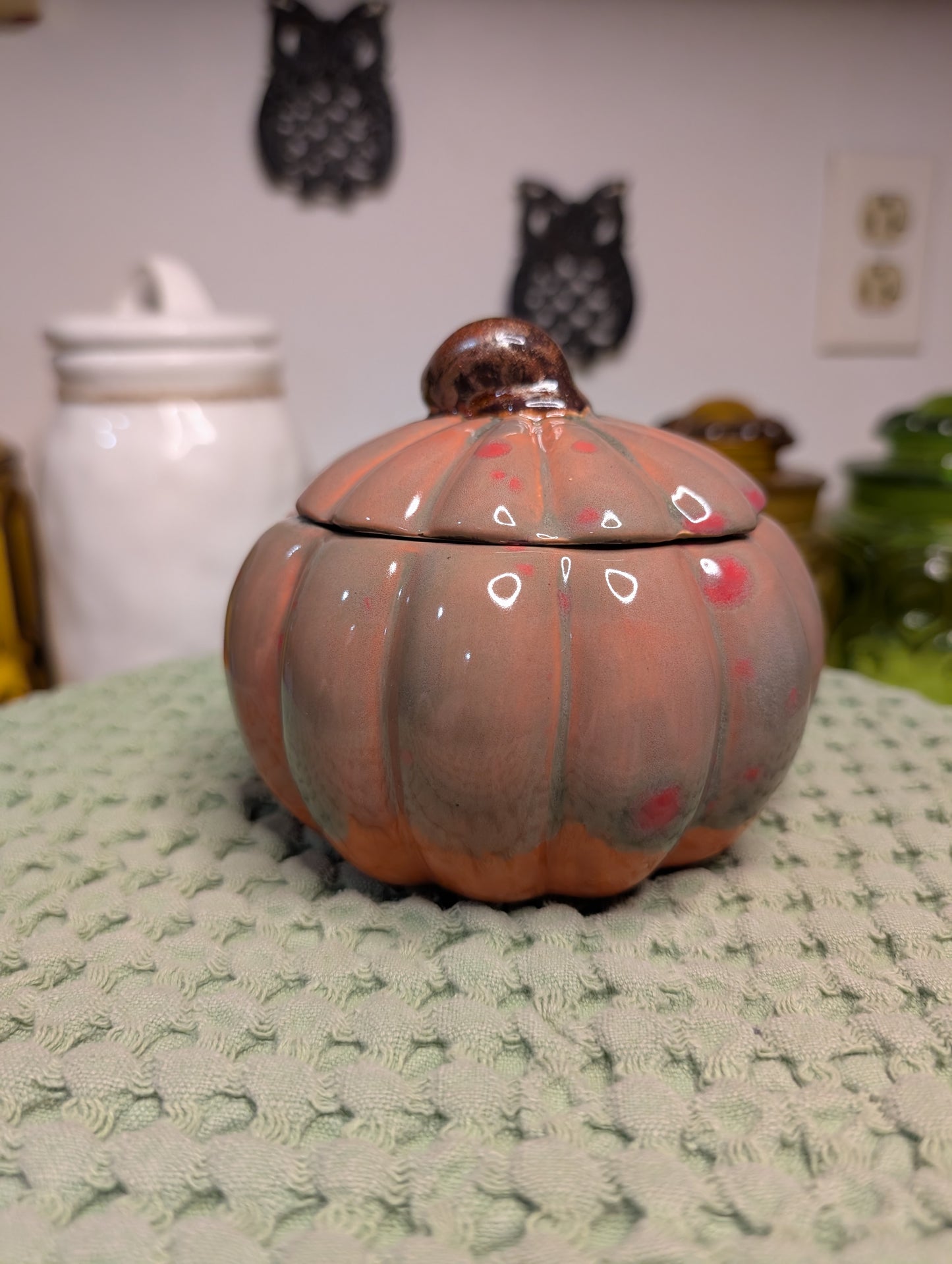 Ceramic Pumpkin Box