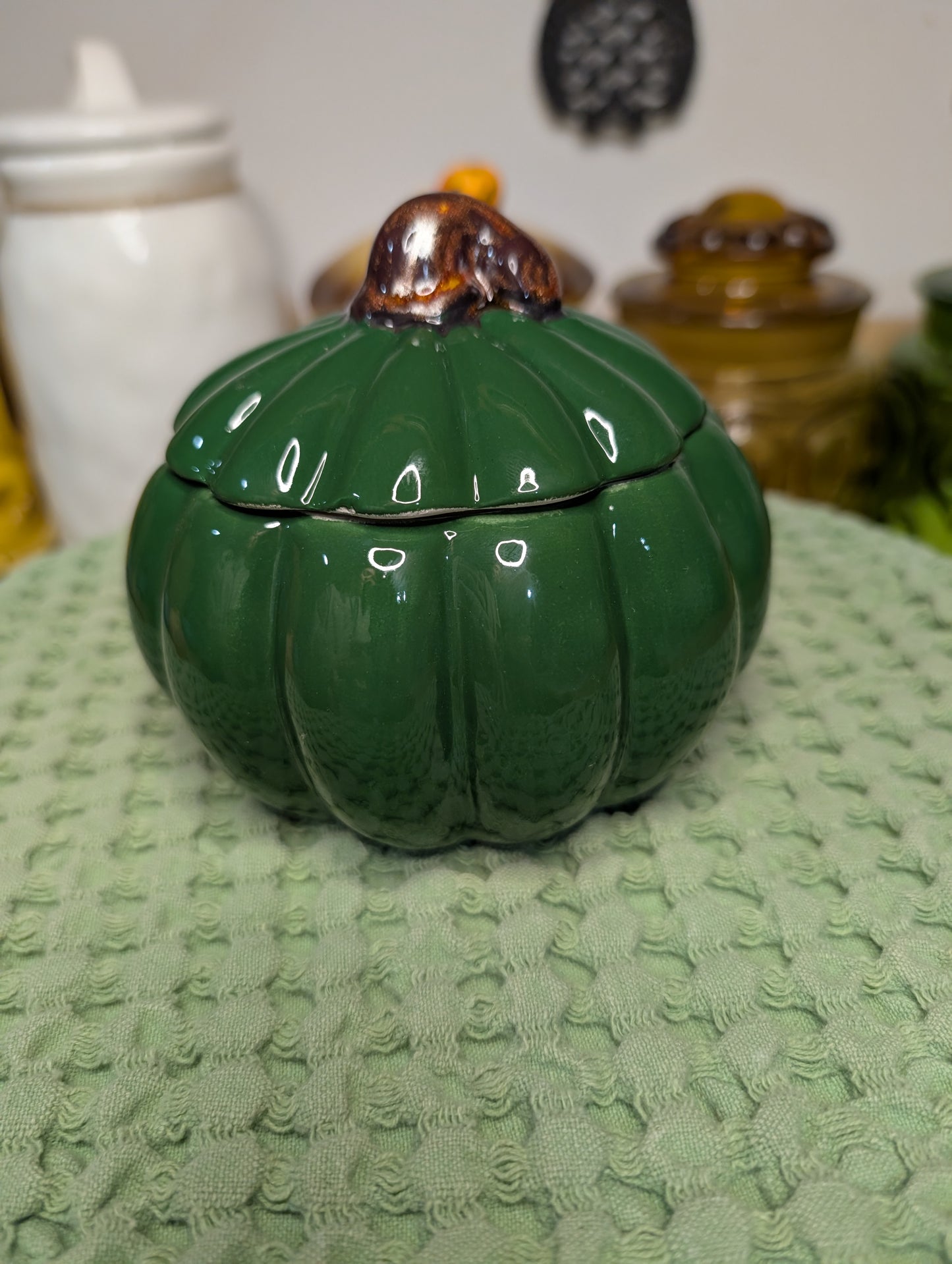 Ceramic Pumpkin Box