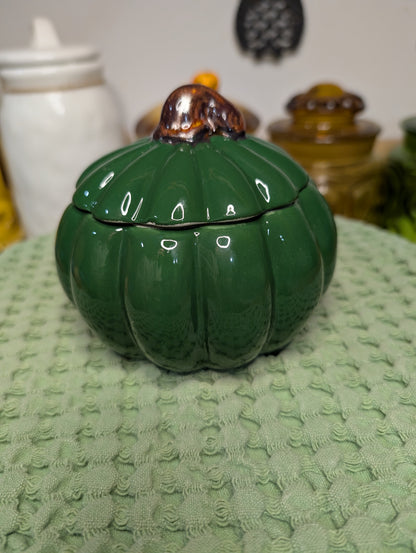 Ceramic Pumpkin Box