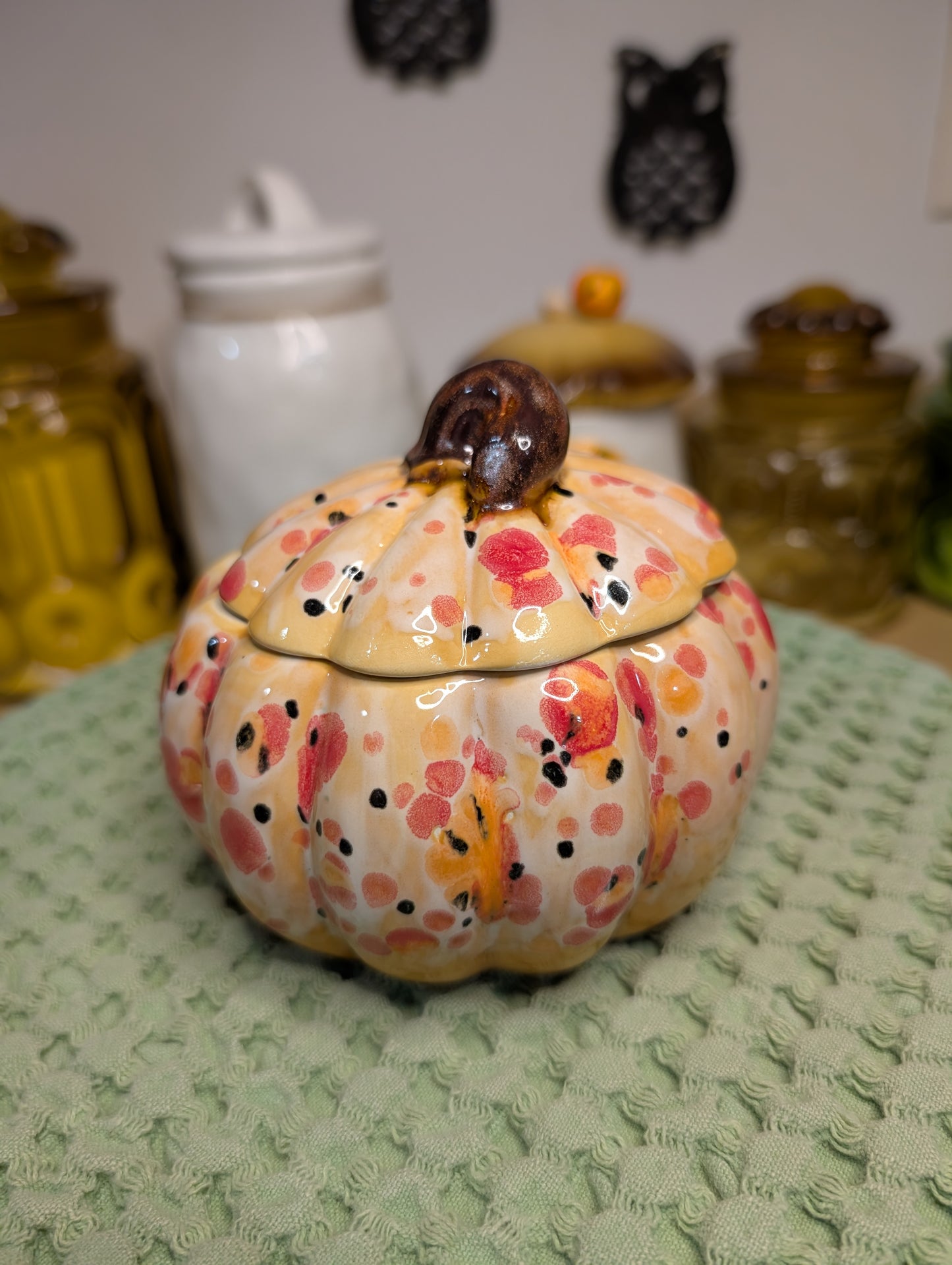 Ceramic Pumpkin Box
