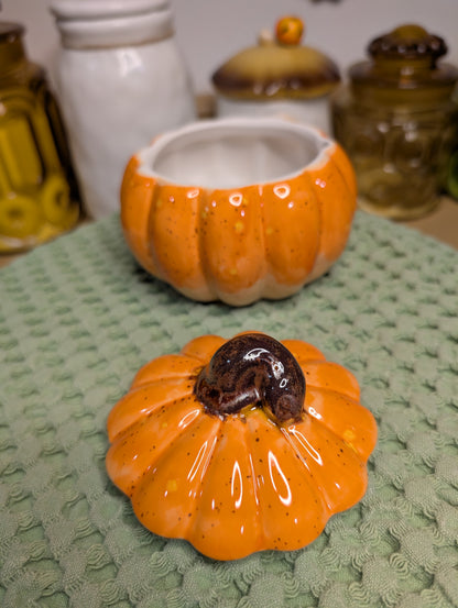 Ceramic Pumpkin Box