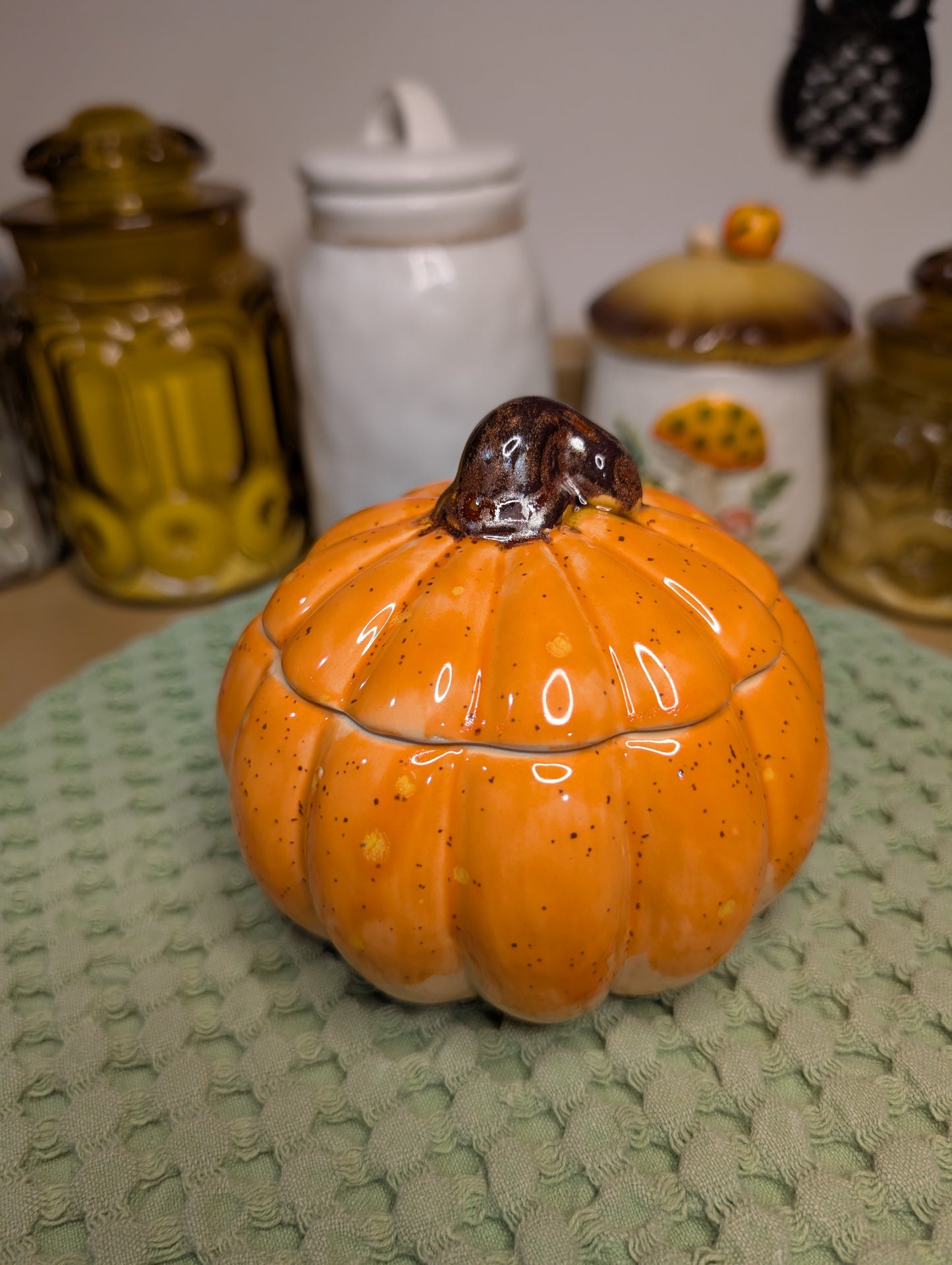 Ceramic Pumpkin Box