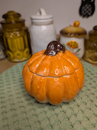 Ceramic Pumpkin Box