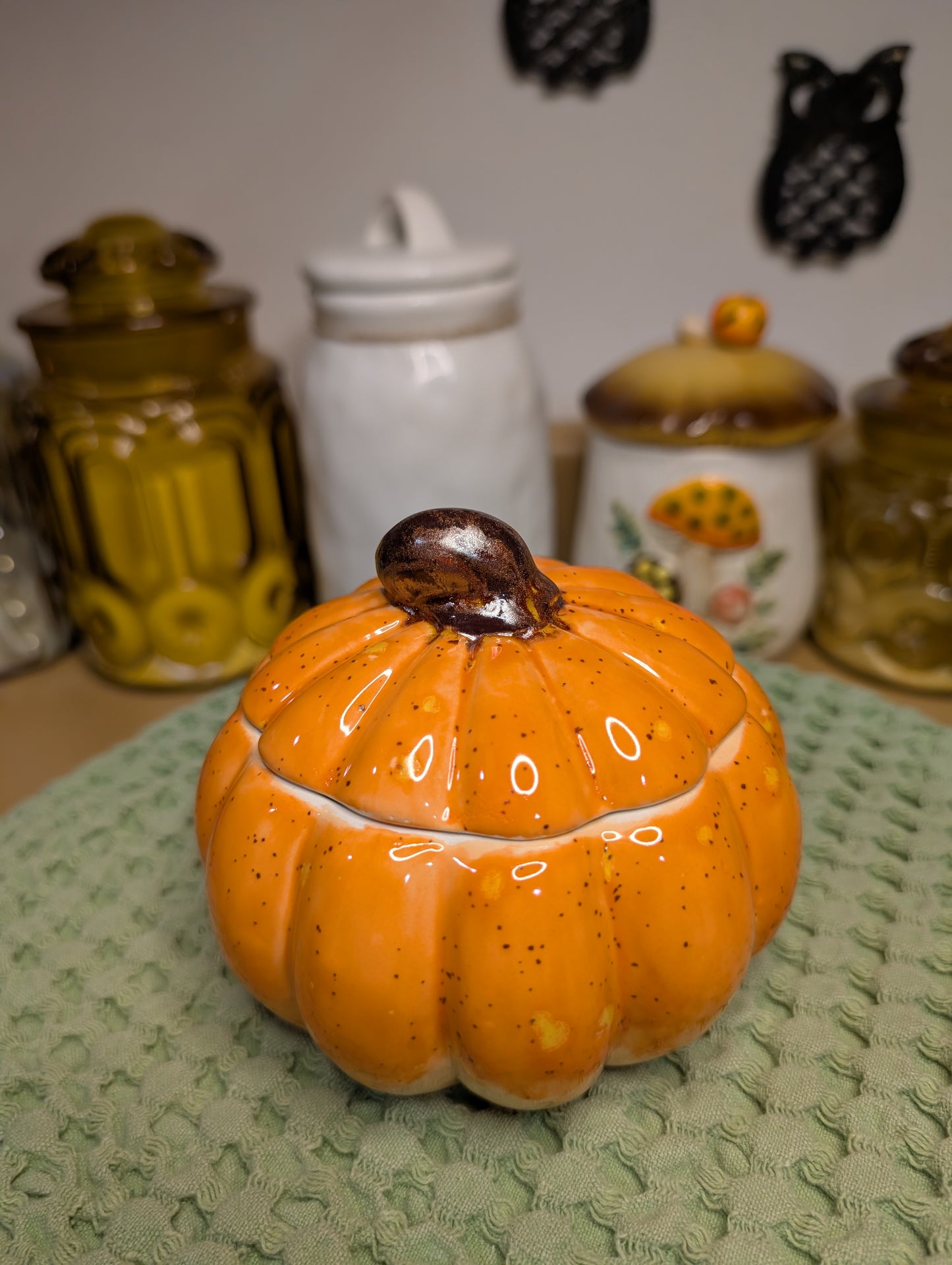 Ceramic Pumpkin Box